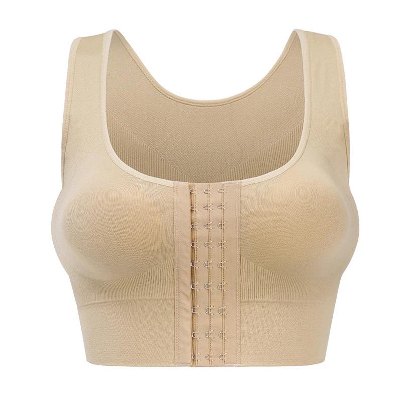 High-End Adjustable Front Closure Comfort Bra: Enhances Shape with Adjustable Support