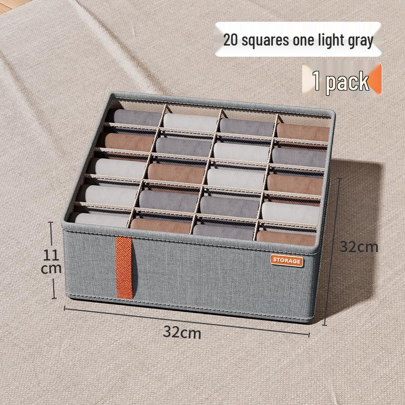 

Multifunctional Underwear Storage Box: Drawer Dividers for Bedroom & Dorm Wardrobes Small 7-compartment for Underwear