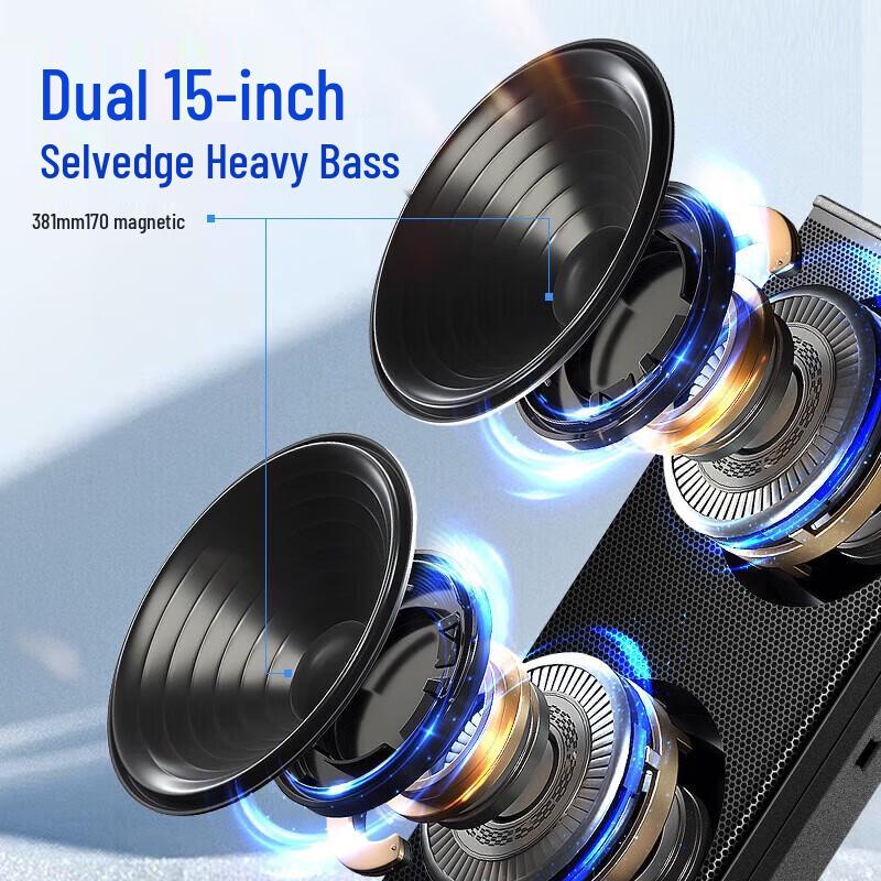 SAST K69 Upgraded Dual 15-inch Stage Speaker System