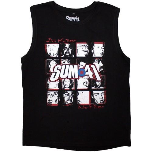 Sum 41 Unisex Adult All Killer No Filler Track List Tank Top