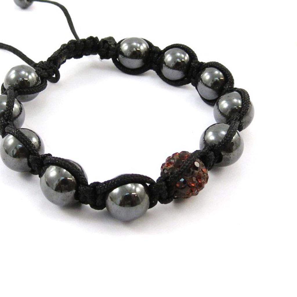 Les Trésors De Lily [J4066] - Ethnic Bracelet 'Shambhala' Brown