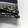 [Pre-Owned] Book Tote Hand-Embroidered Monogram Large Capacity Canvas Tote Bag - Excellent #L5M520