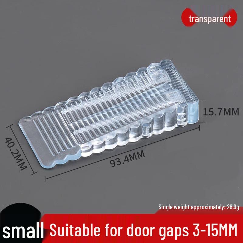 Windproof, Punch-Free Anti-Collision Door Stopper - Rubber Safety Stop for Home Doors