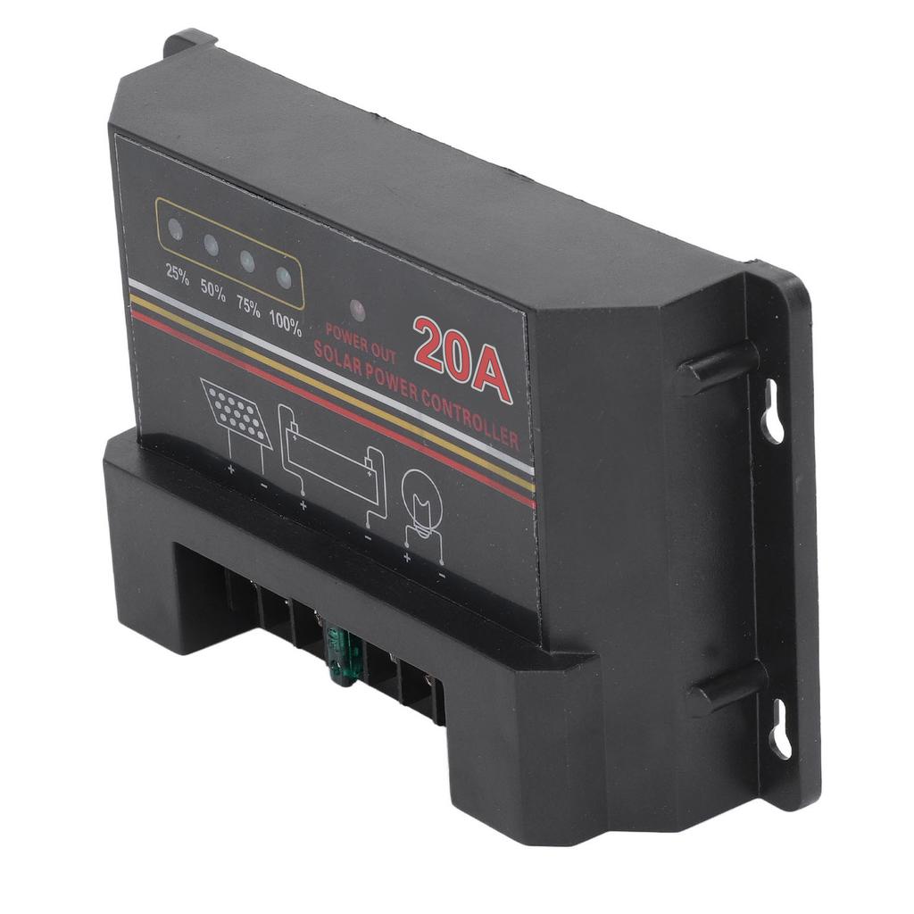 Solar Charge Discharge Controller High Speed CPU Microprocessor Multiple Protections Data Transmission 12V Solar