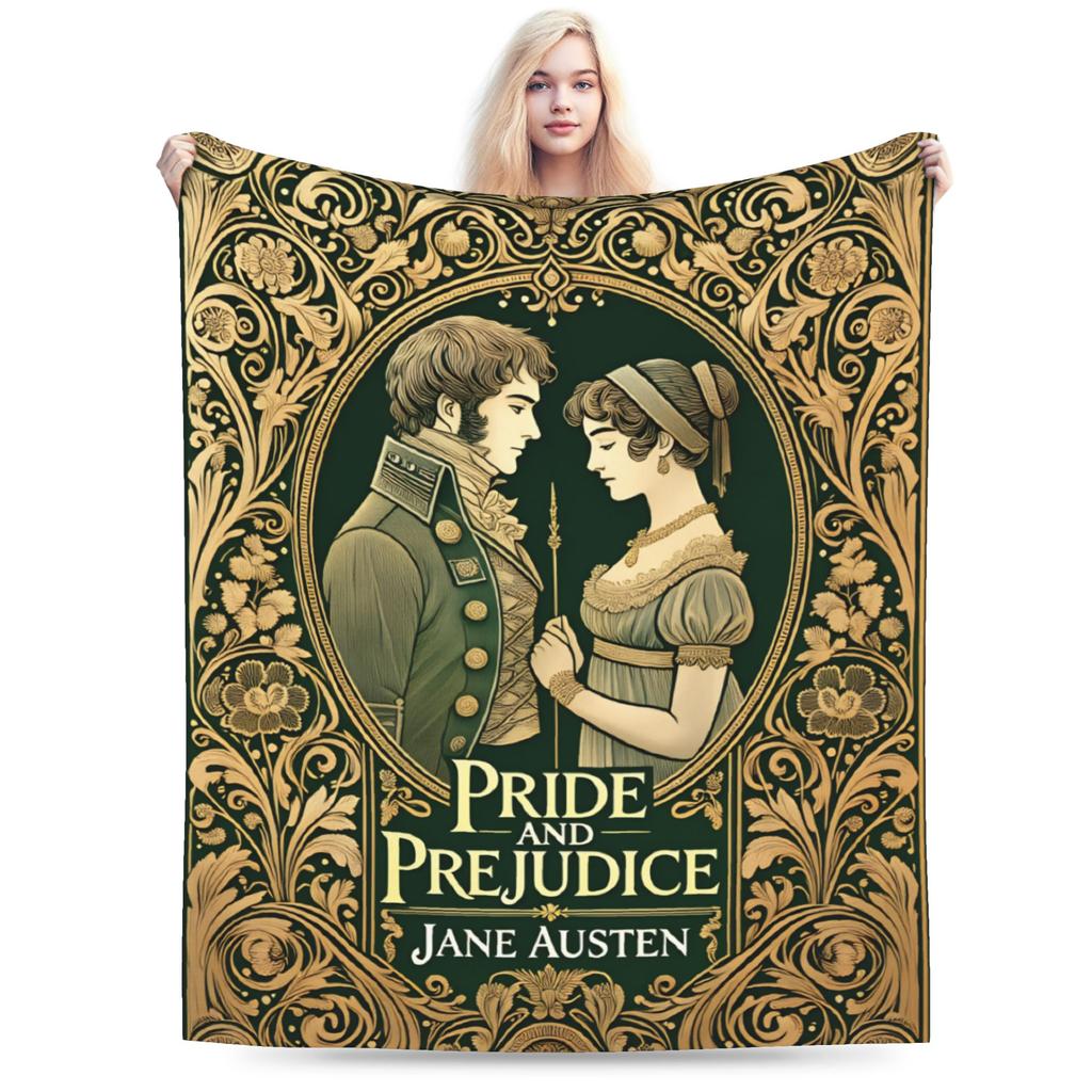 Pride and Prejudice Blankets Quality Super Warm  Throw Blanket Winter Children Couch Chair Sofa Bed Graphic Bedspread