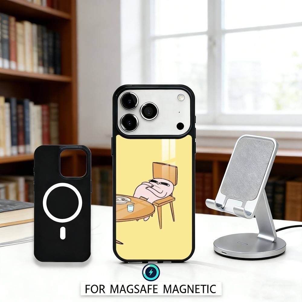 

Funny K-Ketnipz Phone Case Magnetic For iPhone17 16 15 14 13 12 Pro Max For Magsafe Wireless Charging Cover iPhone15Plus