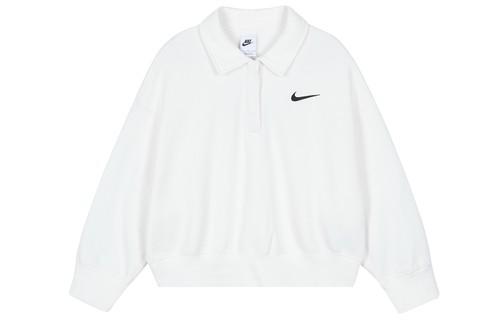 Nike Embroidered Logo Solid Color Polo Shirt DQ5869-133 L белый