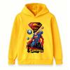 Kids Boys Girls Long Sleeve Hoodie Super Hero Print Casual Pullover Sweatshirt for Children Daily Wear