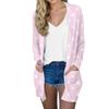 Women's Fashion Casual Comfort Floral Print Mid-Length Cardigan Jacket