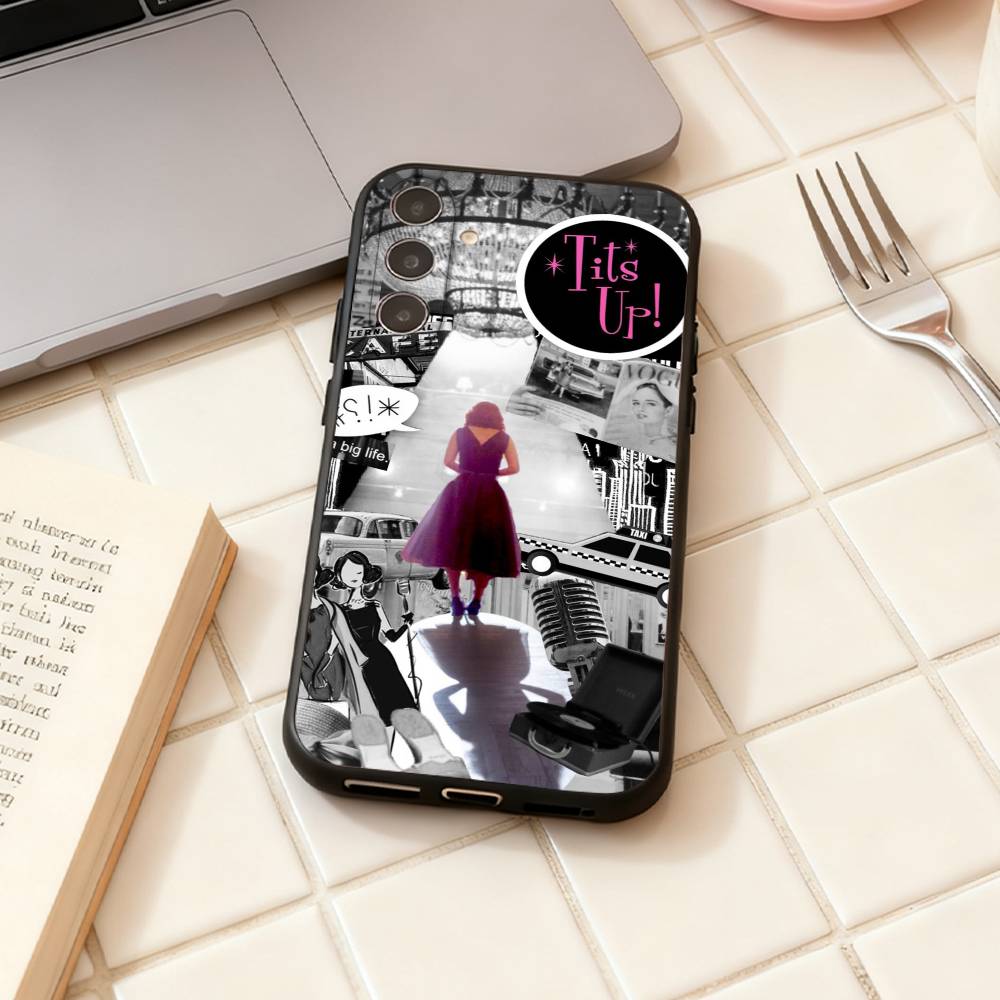 The M-Marvelous Mrs. Maisel phone Case For Samsung Galaxy A73,A72,A71,A70,A53,A52,A51,Others Soft Black Shell