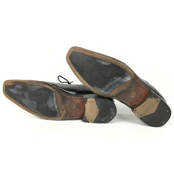 Spanish Vintage Mezlan Cap Toe Business Shoes Black size 9.5W 27.5 Men's(USED)