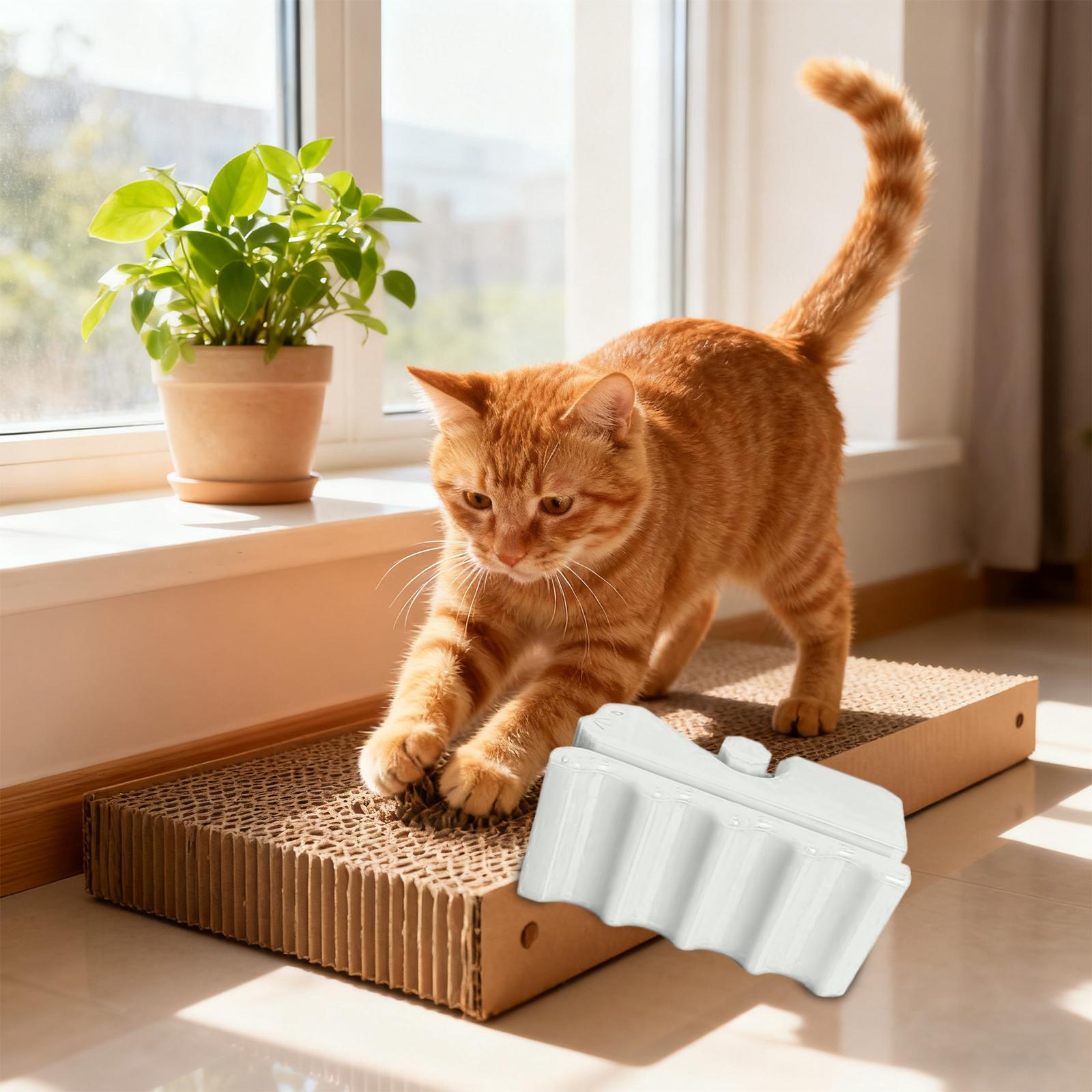 

Cats Scratching Board Cutter, Paper Cutter, Corrugated Paper Cutting Knife, Cardboard Knife, Chip-Free Cats Tool One Size белый