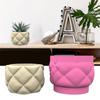 Succulent Planter Silicone Mould Sofa Texture Concrete Flower Pot Mold Easy Demold Gypsum Mould for Home Decoration
