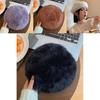Chic Brown Rabbit Fur Beret For Women Trendy And Cozy Winter Artist Cap