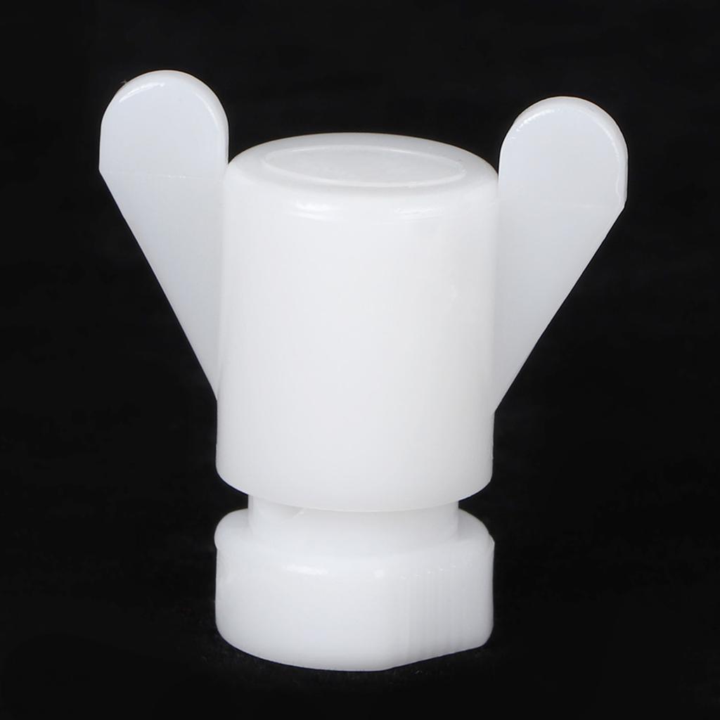 Plastic Screw Nut Set For Ventilation Window Fixing Equipment Farm AccessoriesWhite 100Pcs