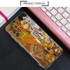 Kiss by Gustav Klimt Golden Freya's Tears Clear A55 Cases For Samsung Galaxy A52 5G A53 A72 A54 A73 A33 A32 A23 A35 Phone Cover