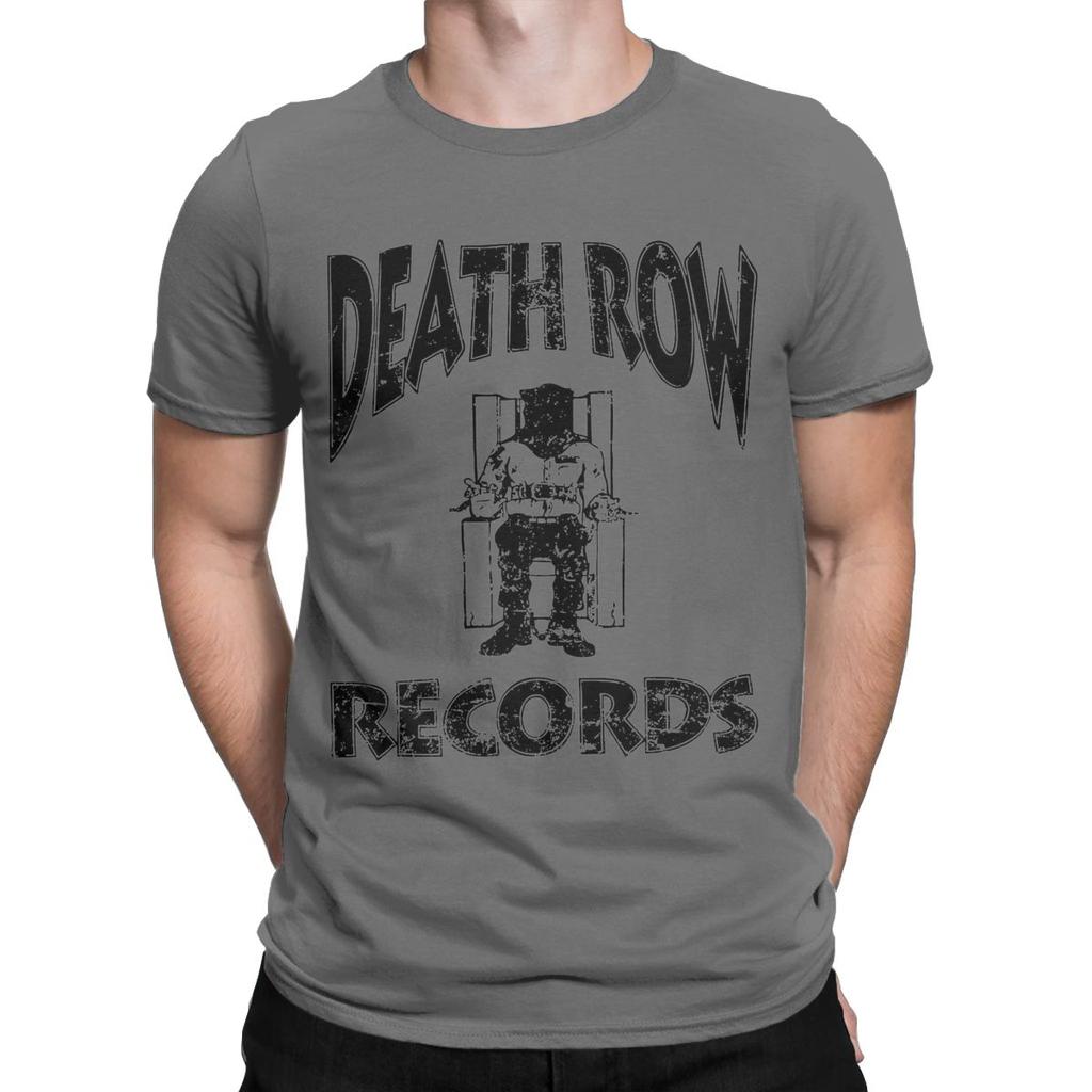 Death Row Records T-Shirt für Herren Mode 100% Baumwolle T-Shirts Rundhals Kurzarm T-Shirt Neue Ankunft Kleidung