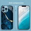 Business Blue Texture Man Protect PhoneCase Glass PhoneCase for iPhone 17 16 15 14 13 12 11pm Pro Plus Dropresistant Cellphone
