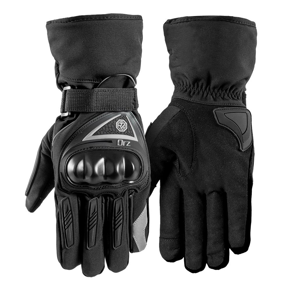 

ORZ Motorcycle Gloves Windproof Waterproof Guantes Moto Men Motorbike Riding Gloves Touch Screen Moto Motocross Gloves Winter L