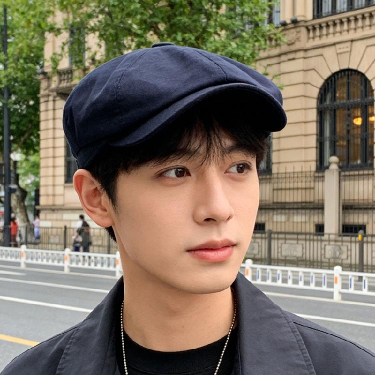 Trendy Berets Fashionable Cap Unisex Headwear Accessory for Women Men Cabbie Hat for Halloween Cosplay Party Outfit
