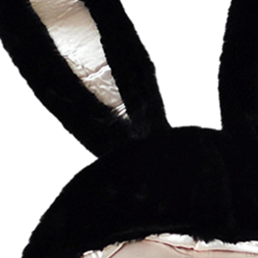 Bunny Ears Present Props Gift Headdress Head Warmer for Selfie Photography Cosplay Party Girls