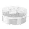 Electric Yogurt Maker 20W ABS Glass Multifunctional Portable Homemade Greek Yogurt Machine with 7 Cups for Jams Puddings