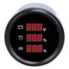 52mm Digital Voltage Sewage Water Level Gauge Waterproof Red Backlight Secure Connection Sewage Water Level Voltmeter
