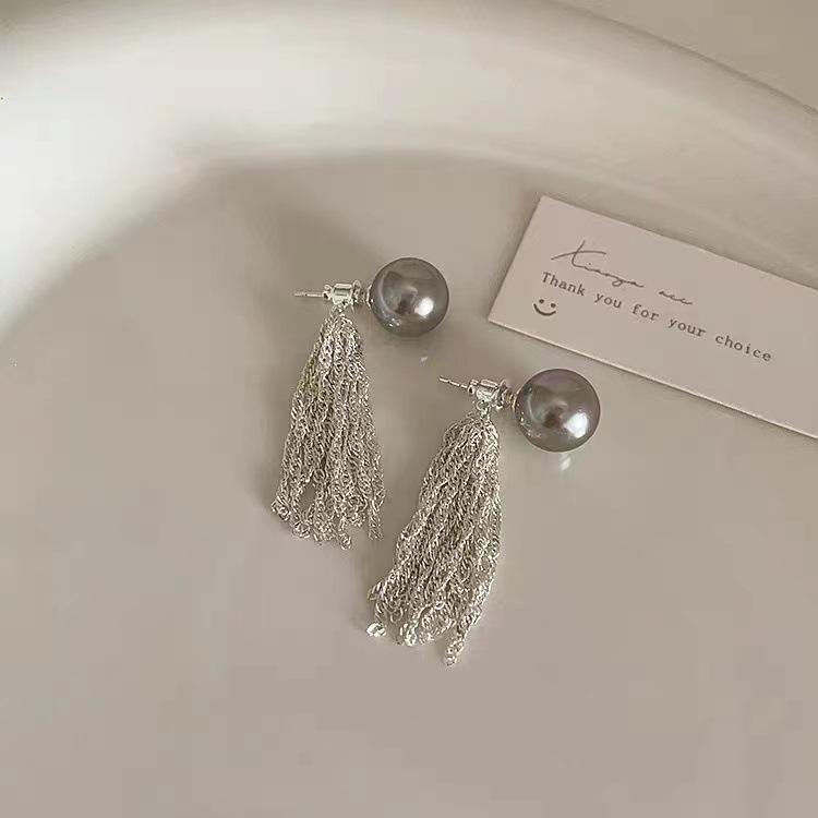 

Супер фея, длинные серьги в стиле ретро, ​​пара жемчужных серег-цепочек с бахромой, новинка 2023 года, женские высококачественные серьги-гвоздики для женщин, серьги, ювелирные изделия для вечеринок