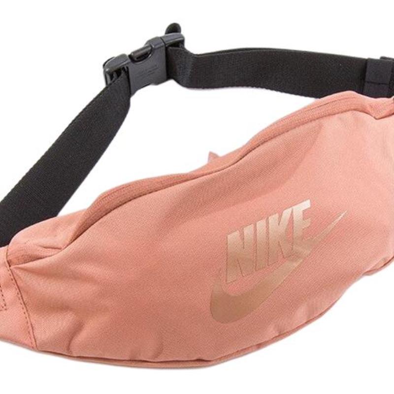 Nike Canvas Crossbody Bag Sling Bag Fanny Pack Unisex Nude Pink Casual CK0981-605