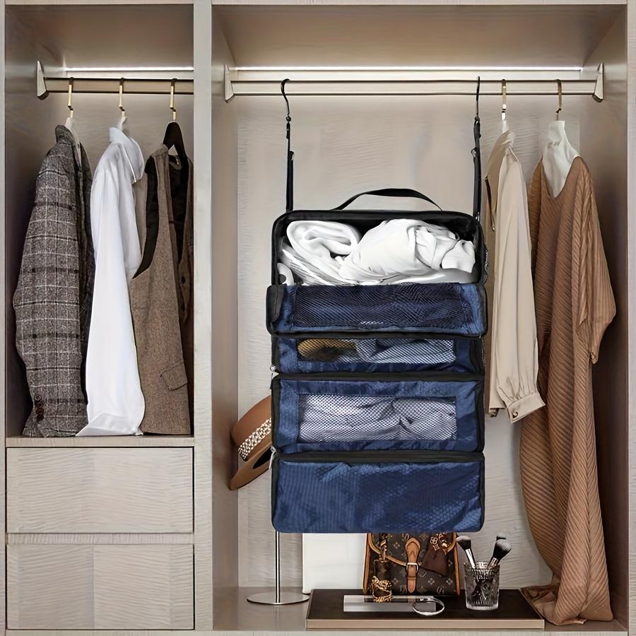 Suitcase Organizers, Travel Luggage Organizers, Portable Hanging Travel Shelves, Foldable Hanging Packing Small Compartments