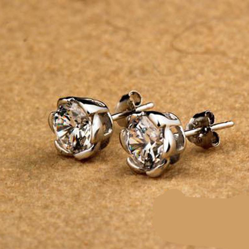 Earrings, Flower Language, Fragrant, Cute Stud Earrings, Fresh Custom Ear Buckles for Women