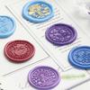 Special-shaped Fire Paint Copper Head 3D Relief Wax Sealing Copper Head Classic Vintage DIY Manual Account for Gift Scrapbooking