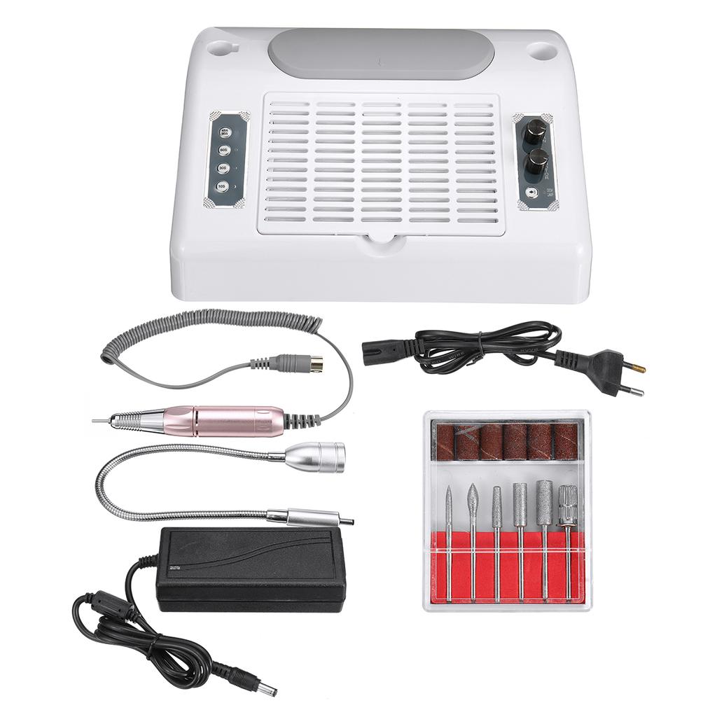 

1 шт., 5 в 1, машина для полировки ногтей, пылесос, многоцелевой аппарат для фототерапии, 60 Вт, УФ-светодиодная лампа для ногтей, профессиональный инструмент для ногтей EU Plug