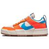 Dunk Low Disrupt Supa Women's Sail Light Photo Blue Total Orange Gum Medium Brown Casual Sneakers CK6654-104