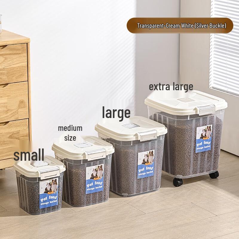 Large Capacity Rolling Pet Food Storage Container