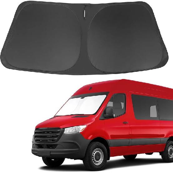 TINGLU Sun Shade For Tesla Model X Tesla X 2016-2024 2025 Accessories Windshield Sun Shade Window Shade UV Rays Protection Sun Visor Cover With