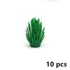 MOC Plants Accessories Bricks 3471 2435 6064 3778 City House Trees Pine Prickly Bush Green Grass Military Building Toys