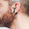 Black Spider Scary Earrings Decoration For Halloween Party Jewelry Fashion Gift