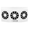 Car Exhaust Fan Solar Powered 3 Fans Ventilation Cooling Odor and Humidity Removal Auto Ventilator