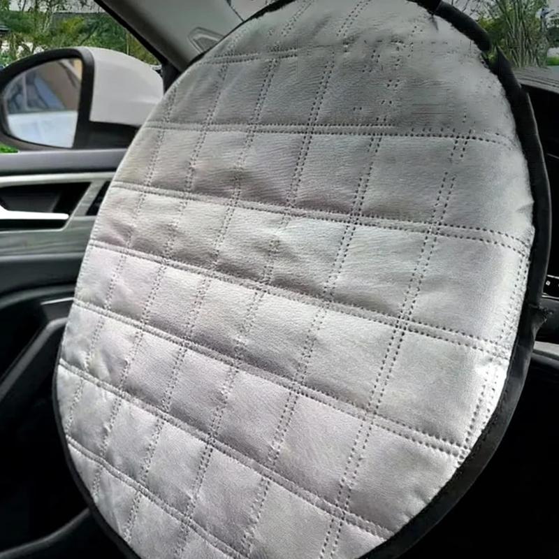 Universal Car Steering Wheel Cover, Heat-insulating, Sun-protective, And Compatible With Multiple Car Models