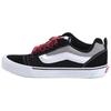 Vans Knu Skool Klassieke Stijl Lage Top Skate Schoenen Unisex Sneakers Zwart Rood VN0009QCBA2