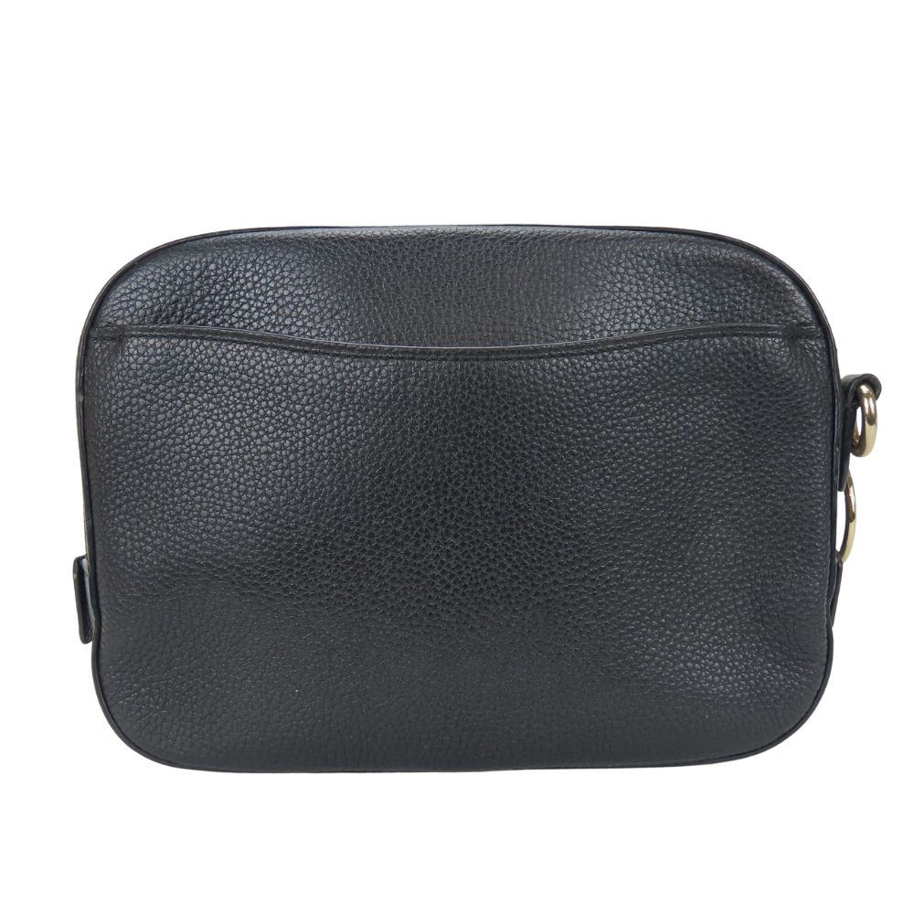 Used COACH Shoulder Bag 29411 Camera bag leather black Pochette