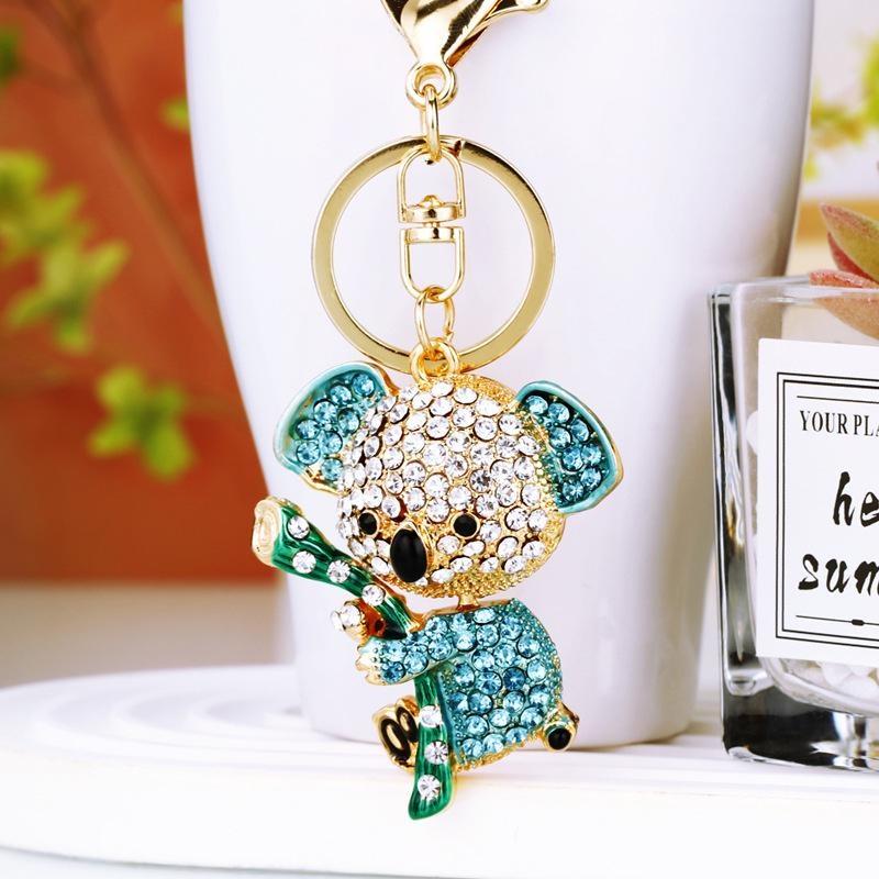 Popfizzy Portachiavi Double Face Con Cristalli: Luccica E Ritrova Le Tue Chiavi! Ciondolo Borza Donna