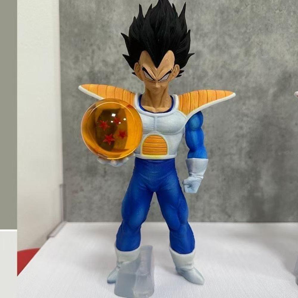 Dragon Ball Hell Vegeta Light Sphere Vegeta Teleportation Sitting Pearl Battle Suit Figure Model GK
