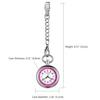 Lancardo Nurse Watch, Short Chain Analog Pocket Watch with Clip, Amazon Keychain, Waterproof Nurse Watch with Pulse Rate Tracker, Men's and Women's Po