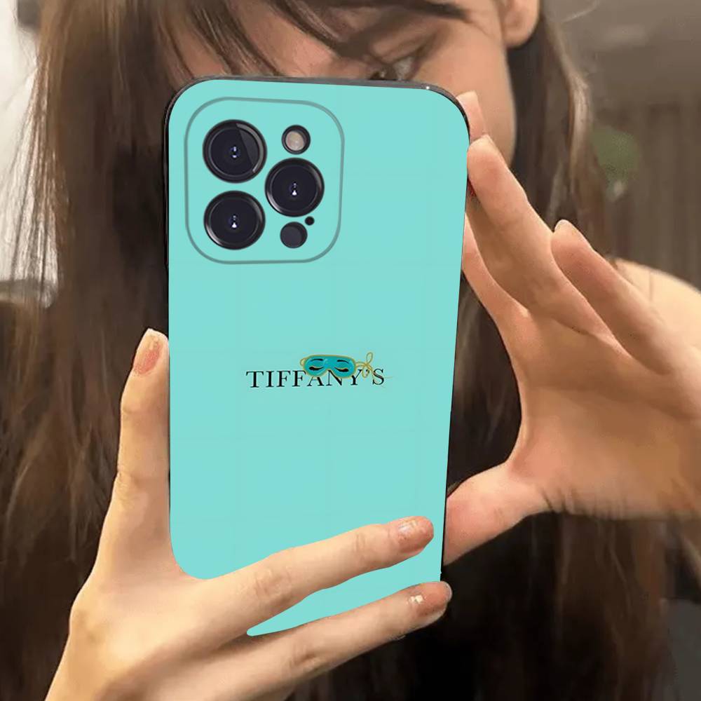 Ästhetisches Blau T-Tiffany Handyhülle Für Iphone 17 Air 16 15 14 13 12 11 Pro Max 16 15 14 Plus TPU Weiche Hülle