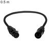0.5/1/3/2m XLR 3 Pin Female to 5 Pin Male XLR Cable for Microphone Stage Light