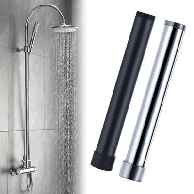 Round Shower Head Extension Rod Replacement Shower Extender Stainless Steels Modern Shower Extension Pipe Easy To Install