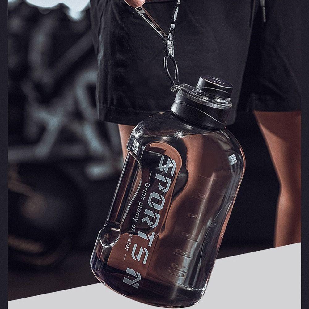 Scale Food Grade Plastics Sports Water Cup Male Water Cup Sports Water Bottle Fitness Drinking Cups