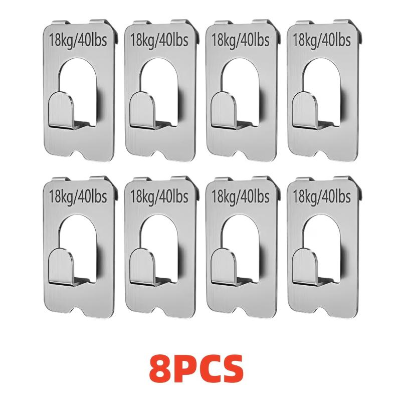 8/20 Pcs Heavy Duty Claw Picture Hangers 40 Lbs Weight Limit Drywall Hooks for Office Home Wall Art Display